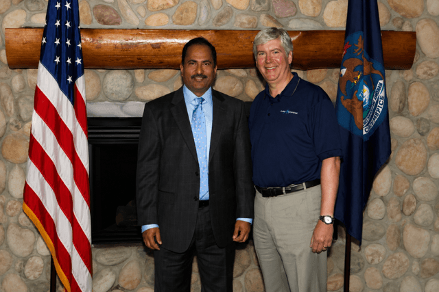 Meeting Governor Rick Snyder in West Branch (2014) blog featured image
