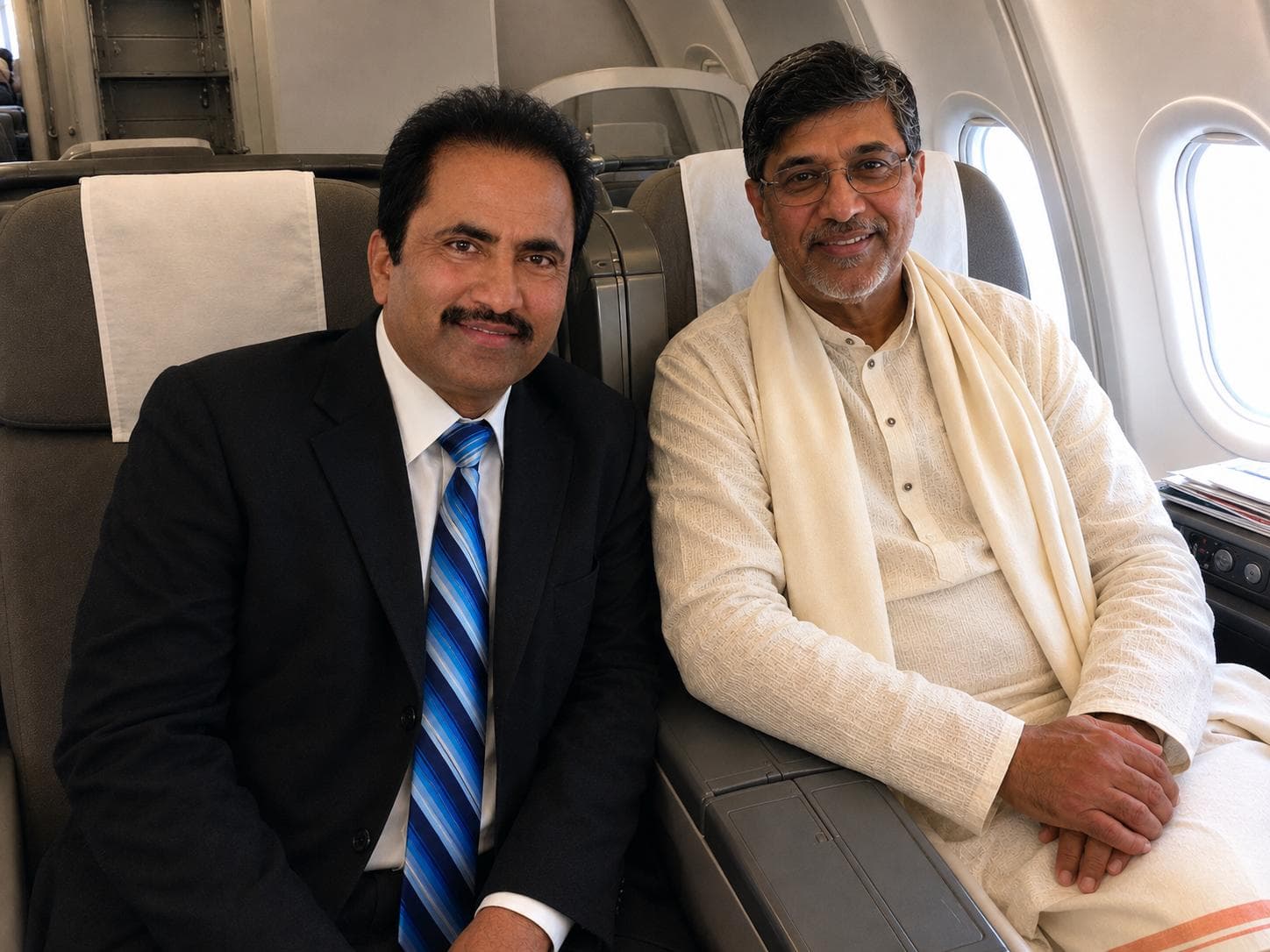 Dr. Vijay Kumar meeting Nobel Peace Prize laureate Kailash Satyarthi