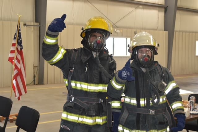 Dr. Vijay Kumar spending a day alongside firefighters and learning about public service