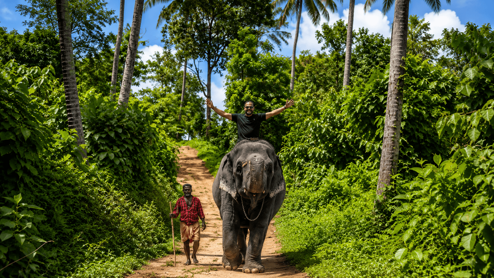 Dr. Vijay Kumar exploring India's forests surrounded by wildlife and natural beauty