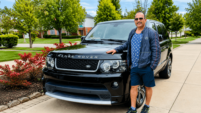 Dr. Vijay Kumar standing beside a luxury Range Rover, reflecting on the journey of perseverance, humility, leadership, and the true meaning of success beyond material possessions