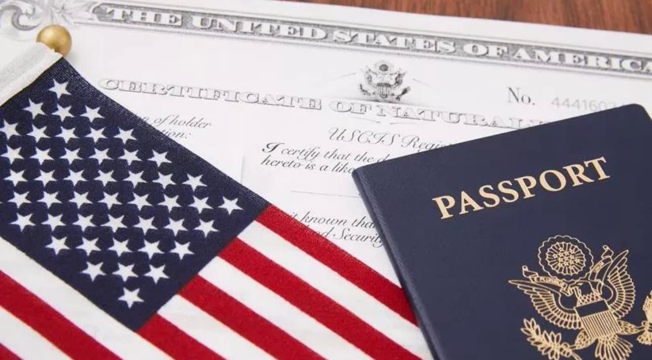 Indian and American flags representing an immigrant journey and the American Dream