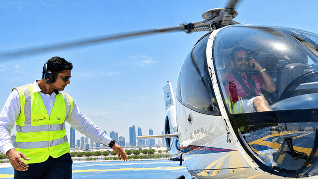 Aerial view of Dubai reflecting on life journey and personal growth